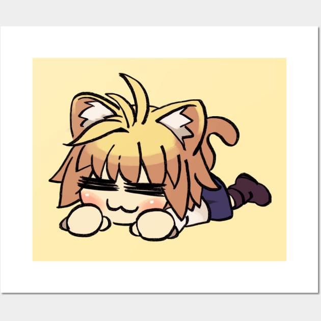 Mudwizard draws neco arc cat nap / Tsukihime Wall Art by mudwizard